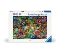 Ravensburger - The Hidden World of Fairies - Rompecabezas de 4000 piezas - escena mtica fantstica en impresionante detalle brillante - afronibl