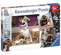Ravensburger- The Secret Life of Pets Rompecabezas 3 x 49 Piezas (94134)
