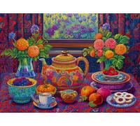 Ravensburger Time for Tea - Rompecabezas de 300 piezas para adultos y niños a partir de 9 años
