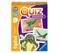 Ravensburger tiptoi 00165 Quiz Dinosaurio - Juego de Preguntas para niños a Partir de 6 años, para 1-4 Jugadores, Regalos de cumpleaños