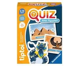 Ravensburger tiptoi 00166 Quiz Ancient Egypt, Juego de Preguntas para niños a Partir de 6 años, para 1 a 4 Jugadores