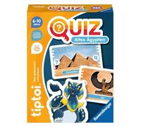Ravensburger- Cuestionarios tiptoi 00166 Quiz Antiguo Egipto-Juego de Preguntas para niños a Partir de 6 años, para 1-4 Jugadores, Multicolor