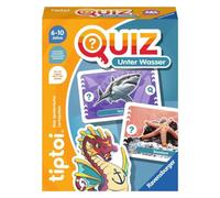 Ravensburger tiptoi 00192 Quiz subacuático, Juego de Preguntas para niños a Partir de 6 años, para 1-4 Jugadores, Color Negro