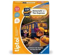 Ravensburger Tiptoi Game 00226 Team Smart detectado - Robo en Animal Express, fantástico Juego de lógica para niños a Partir de 5 años, Color Blanco