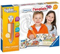 RAVENSBURGER - tiptoi - Coffret complet lecteur interactif + Livre Japprends langlais