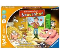 Ravensburger tiptoi Game 00125 Puzzle Fun on The Farm: Juego Educativo a Partir de 3 años, Juego Educativo de lógica para niños y niñas, para 1 a 4 Jugadores