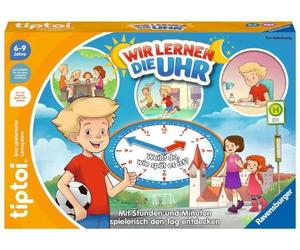 Ravensburger tiptoi® Game 00126 - Aprendemos el Reloj: Juego Educativo Interactivo a Partir de los 6 años,