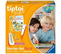 Ravensburger Tiptoi Plus 00159: bolígrafo y Libro Mis Canciones Infantiles más Bonitas - más estación de Carga, Exclusivo en Amazon