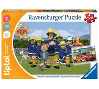 Ravensburger tiptoi Puzzle 00139 para pequeños exploradores: Bombero Sam, Rompecabezas para niños a Partir de 4 años, para 1 Jugador