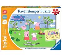 Ravensburger tiptoi 00163 Peppa Pig-Puzzle Infantil para niños a Partir de 4 años, para 1 Jugador, Multicolor