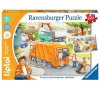 Ravensburger Tiptoi Puzzle 00138 para pequeños exploradores: recolección de Basura, Rompecabezas para niños a Partir de 3 años, para 1 Jugador (00172)