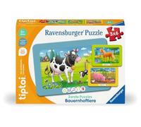 Ravensburger Tiptoi Puzzle 00229:3 Primeros Rompecabezas: Animales de Granja, Bonitos Rompecabezas con Marcos para niños a Partir de 2 años