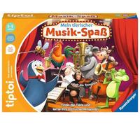 Ravensburger tiptoi Spiel 00169 Mein tierischer Musik-Spaß, Lernspiel für 1-4 Kinder Von 3-5 Jahren: Finde Die Tiere und lerne ihre Instrumente kennen