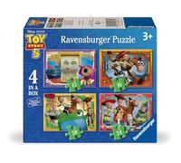 Ravensburger - Toy Story 5 4 In A Box Piezas | Puzzle 3 Años O Más | Regalo Niño 3 Años | Regalos para Niños | Rompecabezas Niños De 19 X 14 Cm | Ravensburger Puzzle