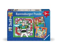 Ravensburger - Toy Story 5, Puzzle niños 5 años, 3 Puzzles de 49 Piezas