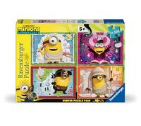 Ravensburger - Minions 3-4 x 100 Piezas | Puzzle 5 Años O Más | Rompecabezas Niños De 36 X 26 Cm | Ravensburger Puzzle | Regalos para Niños De 5 Años