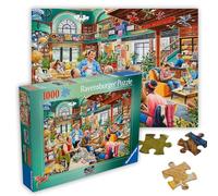 Ravensburger Turn The Page Bookclub - Rompecabezas de 1000 piezas para adultos - 12000143 - Herramientas hechas a mano, fabricado en Alemania, cada pieza encaja perfectamente