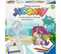 Ravensburger Happy Unicorns 25987-Kit de ampliación Midi o Maxi, extensión Xoomy con 20 diseños nuevos (25987)