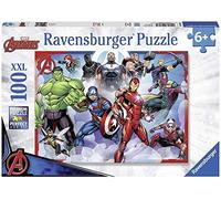 Ravensburger - Puzzles XXL Marvel: Avengers | Puzzle 6 Años O Más | Regalo Niño 6 Años O Más De 100 Piezas | Rompecabezas Niños De 36 X 49 Cm Puzzle