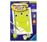Ravensburger Verlag GmbH- Ravensburger Pintura por números Monstruo Verde - Niños a Partir de 7 años, Color Yellow (23628)