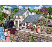Ravensburger Whistle Stop Cottage - Rompecabezas de 1000 Piezas para Adultos