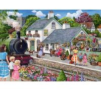 Ravensburger Whistle Stop Cottage - Rompecabezas de 1000 piezas para adultos