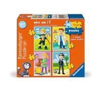 Ravensburger Who Am I - Mi primer rompecabezas para niños a partir de 3 años - 2, 3, 4 y 5 piezas - Juguetes educativos para niños pequeños
