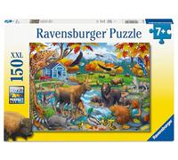 Ravensburger Wildlife Gathering - Rompecabezas XXL de 150 piezas para niños mayores de 7 años