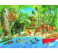 Ravensburger Woodland Friends 200 Piece Jigsaw Puzzle for Kids (Importación USA)