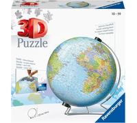 Ravensburger – Puzzle 3D Globo Terráqueo para niños 10+ · Maqueta 540 piezas
