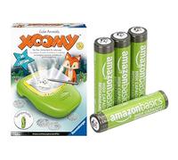 Ravensburger Xoomy Midi Animales, proyector dibujo, 6+ años, & Pilas AAA Recargables Amazon Basics 4 unid, 850mAh