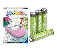 Ravensburger Xoomy Unicornios, proyector Dibujo, 6+ años, & Pilas AAA Recargables Amazon Basics 4 unid, 850mAh