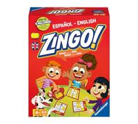 Ravensburger - Zingo, Divertido Bingo de Palabras e Imágenes, Juego de Mesas para Niños 4 años, Juegos Educativos Niños 4 años, Regalos para Niños, Juegos de Mesa Familia, Versión en Español