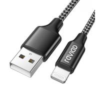 RAVIAD Cable Cargador iPhone 1M [MFi Certificado] Cable iPhone Carga Rápida Cable Lightning Compatible con iPhone 14 13 12 11 Pro Max 13 12 Mini 11 XR XS Max X 8 Plus 8 7 Plus 7 6s 6