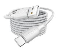 RAVIAD Cable USB A USB C [3M] Cable USB C Carga Rapida 3.1A QC3.0 Largo Cable USB Tipo C Cargador Nylon Trenzado con iPhone 17 16 15 Pro Max, Samsung Galaxy S24/S23, Huawei P40/P30, Xiaomi, iPad,Pixel
