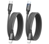 RAVIAD Cable USB C a iPhone [2Pack 1M], MFi Certificado Cable iPhone Cargador nailon trenzado PD Rápida Tipo C a Phone 14/13 Pro Max/13 Mini/12 Pro/11/SE 2020/XR/XS/X/8/8 Plus- Negro