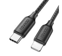 RAVIAD Cable USB C a Lightning 2M Cargador iPhone Carga Rapida MFi Certificado Cable iPhone USB C Nailon Trenzado PD USB Tipo C a Lightning Cable para iPhone 14 13 12 11 Pro XS MAX XR X 8 7 6SPlus 5