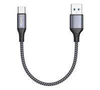 RAVIAD Cable USB Tipo C, Cable USB C a USB 3.0 Cable Tipo C Carga Rápida y Sincronización Compatible con Galaxy S10/S9/S8/Note 10, Huawei P30/P20, Mi A1/Mi A2, Xperia XZ y más - 0.3M, Gris