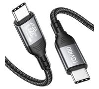 RAVIAD Cable USB4 Certificado para Thunderbolt 4, Datos de 40Gbps 2M | Carga Rapida PD3.1 de 240W 48V/5A, HDR 8K@60Hz, Cable USB C a USB C para iPhone 15, MacBook, Pad Pro, Dock, SSD, Monitor, Hub