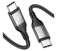 RAVIAD Cable USB4 Certificado para Thunderbolt 4, Datos de 40Gbps, Carga Rapida PD3.1 de 240W 48V/5A, HDR 8K@60Hz, Cable USB C a USB C para iPhone 15, MacBook, Pad Pro, Dock, SSD, Monitor, Hub, 2M