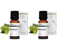 Ravintsara BIO (Cinnamomum camphora - QT cineol) - 10 mL - Aceite Esencial Quimiotipado y Certificado AB - Aroma Labs (Paquete de 2)