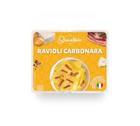 Ravioli Carbonara - Pasta Fresca al Huevo Italiana con Panceta, Guanciale y Queso Pecorino Romano DOP - Pack Ahorro 908g (2 x 454g) - Cocción Rápida 3 Minutos - NEXU