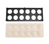 Ravioli Maker Press Aluminum Alloy ABS 12 Holes, Square Dumpling Maker for Homemade Agnolotti, Efficient Ravioli Making Tool with Uniform Shape Design for Kitchen Use