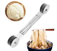 Ravioli Schneider - Edelstahl 31,5 Cm Teigrad | Verstellbarer Nudelschneider Roller | Mehrfach Rollschneider 3 5 7 | Rundes Gebäckschneider Werkzeug | Für Pasta Pizza Lasagne Küche