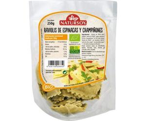 RAVIOLIS DE ESPINACAS Y CHAMPIÑONES 250gr.