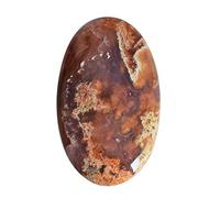 Ravishing Impressions Ágata Natural Morado Forma Redonda 33 CTW Tamaño 35 x 21 x 5 mm Colgante para hacer joyas Esta ágata puede ayudarte a mirar hacia adentro para encontrar