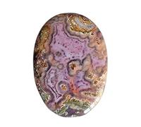 Ravishing Impressions Ágata natural púrpura pasión 21 quilates ovalado tamaño 30 x 21 x 4 mm para hacer joyas, piedra preciosa, ágata pasión púrpura