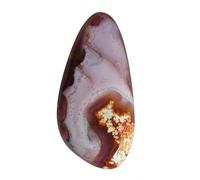 Ravishing Impressions Ágata natural violeta pasión 20 CTW Tamaño 30 x 14 x 5 mm Colgante para hacer joyas Piedra preciosa Este cristal se supone que tiene vibraciones calmantes y