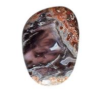 Ravishing Impressions ágata pasión natural púrpura 22 CTW Tamaño 30 x 20 x 4 mm Fabricación de joyas Piedra preciosa Desarrolla una fuerte sensación de equilibrio y armonía interior, piedra