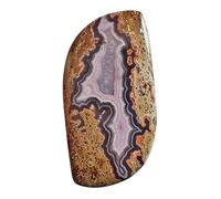 Ravishing Impressions Ágata Pasión natural violeta 119 CTW - Tamaño: 72 x 36 x 5 mm - Fabricación de joyas - Piedra preciosa - Desarrolla una fuerte sensación de equilibrio y armonía interior,